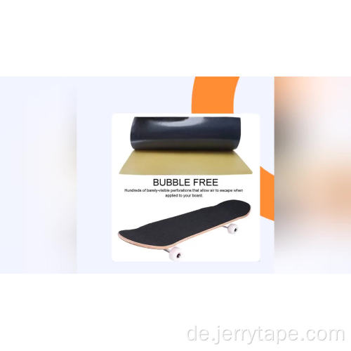 Jerry Custom Printed Black Skateboard Deck Tape
